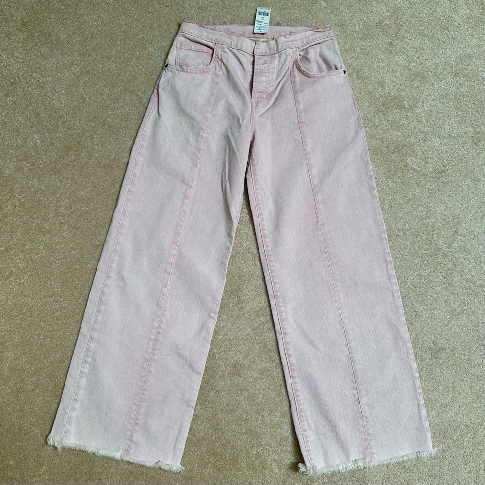 Denim bundle: current/ellliott fray bottom S25. BDG red contrast stitching S27